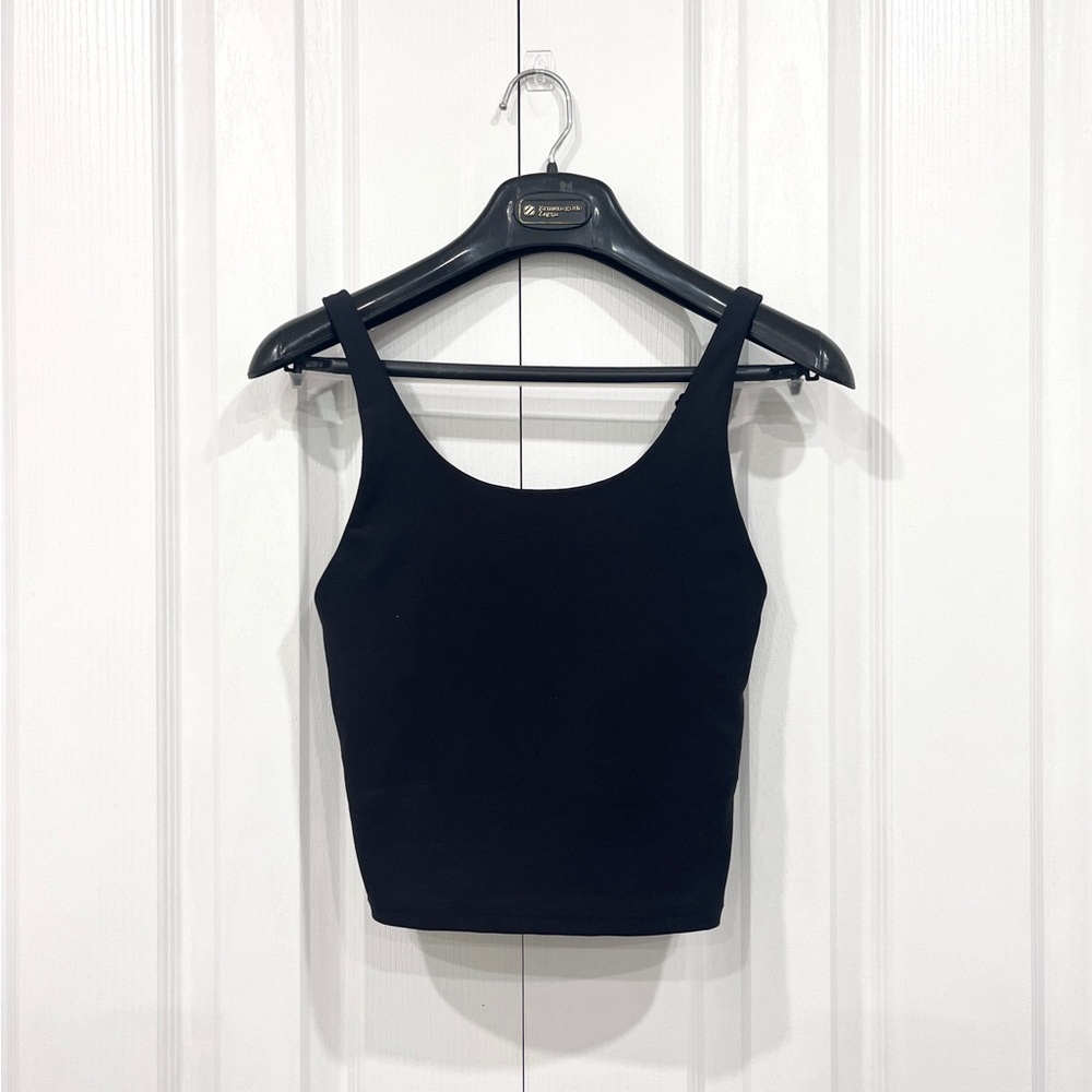 Old Navy | Light Support PowerSoft Adjustable Longline Sports Bra | black | S